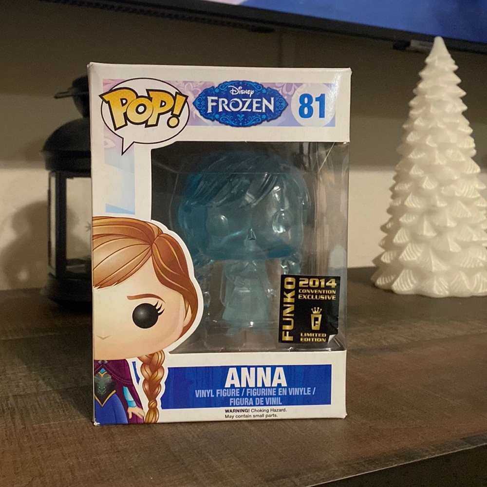 Funko Pop FROZEN ANNA 2014 Convention Exclusive.